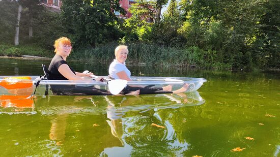 16. kesäkuuta – Luontoelämys läpinäkyvällä kajakilla Äntu Sinijärvellä