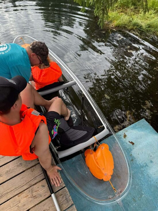 18. JUULI, elamus klaaskajakiga Äntu järvel  JÄLGIME ILMA!