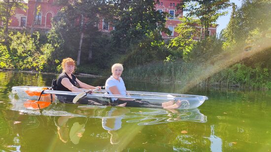 Klaaskajakiga elamusretk Porkuni järvel