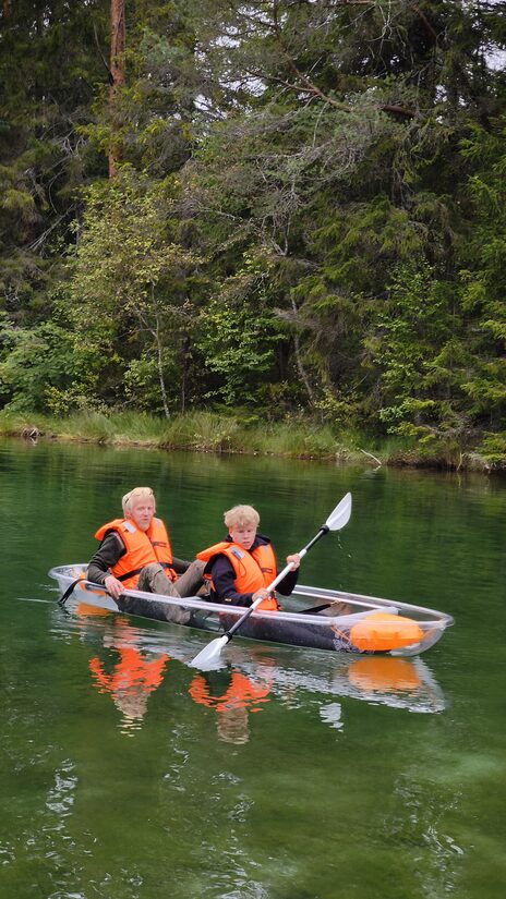 Klaaskajakiga elamusretk Norra allikajärvel
