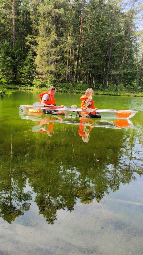 🛶 Glass kayak experience at Äntu Blue Lake ☀️ 26 July, 10:00–15:00 💙