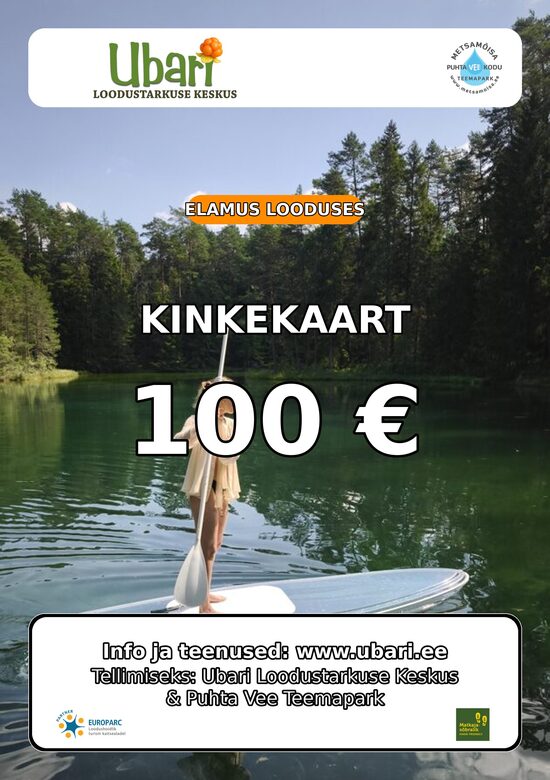 Kinkekaart 100€ (Looduselamus)