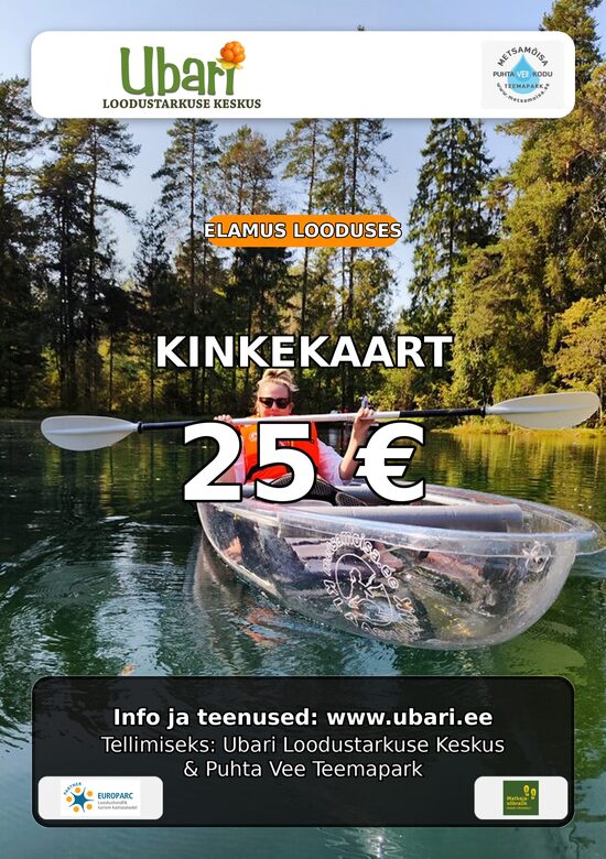 Kinkekaart 25€ (Looduselamus)
