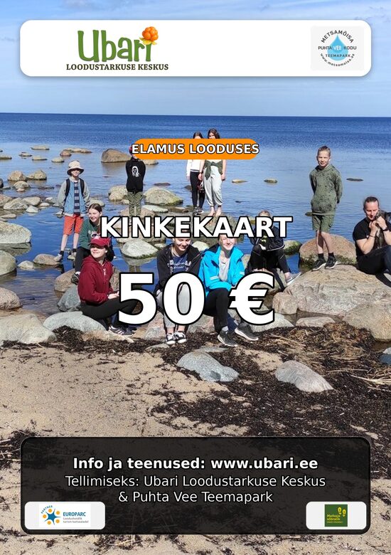 Kinkekaart 50€ (Looduselamus)