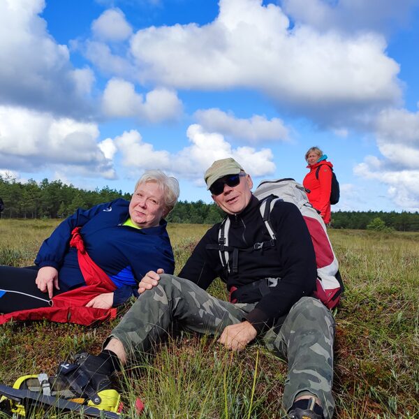 Snowshoe hiking tour