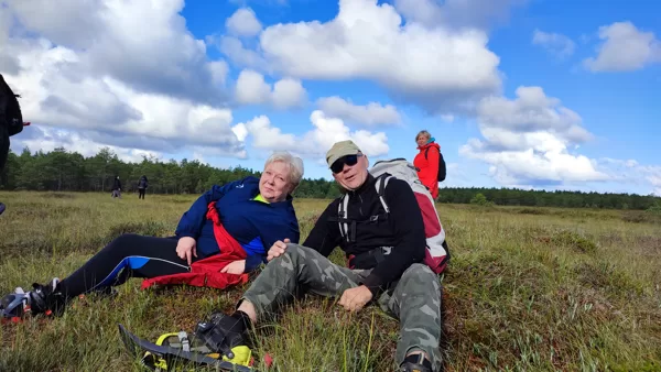 Snowshoe hiking tour